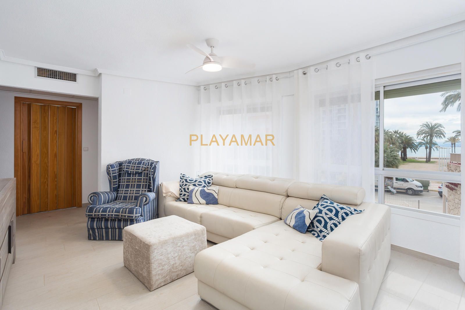 Living room of Flat for sale in Cullera  with Air Conditioner, Heating and Terrace