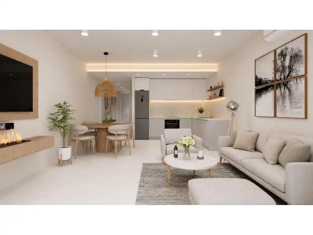 Sala de estar de Piso en venta en Pineda de Mar con Aire acondicionado