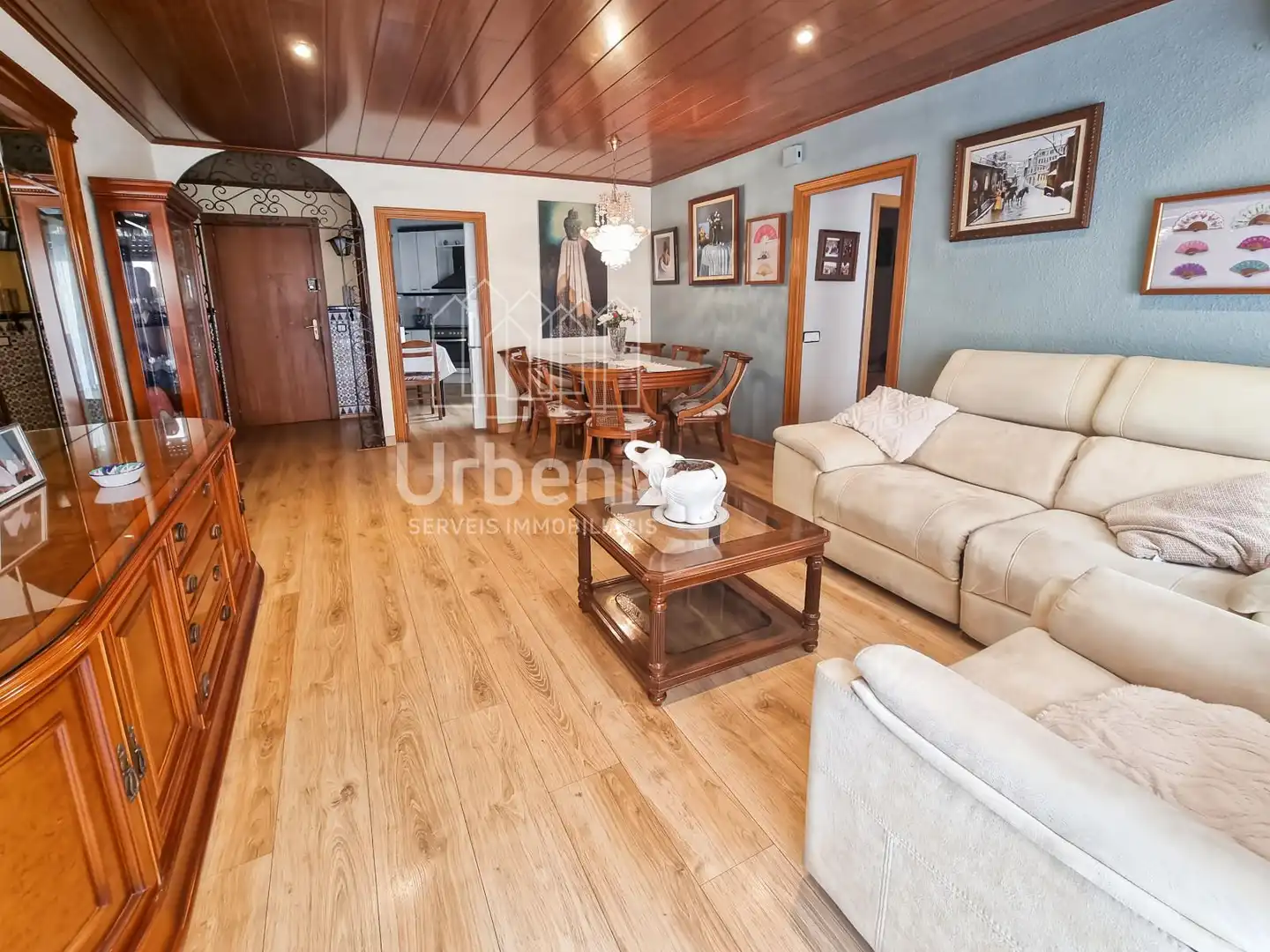 Sala de estar de Piso en venta en Mataró con Aire acondicionado, Calefacción y Terraza