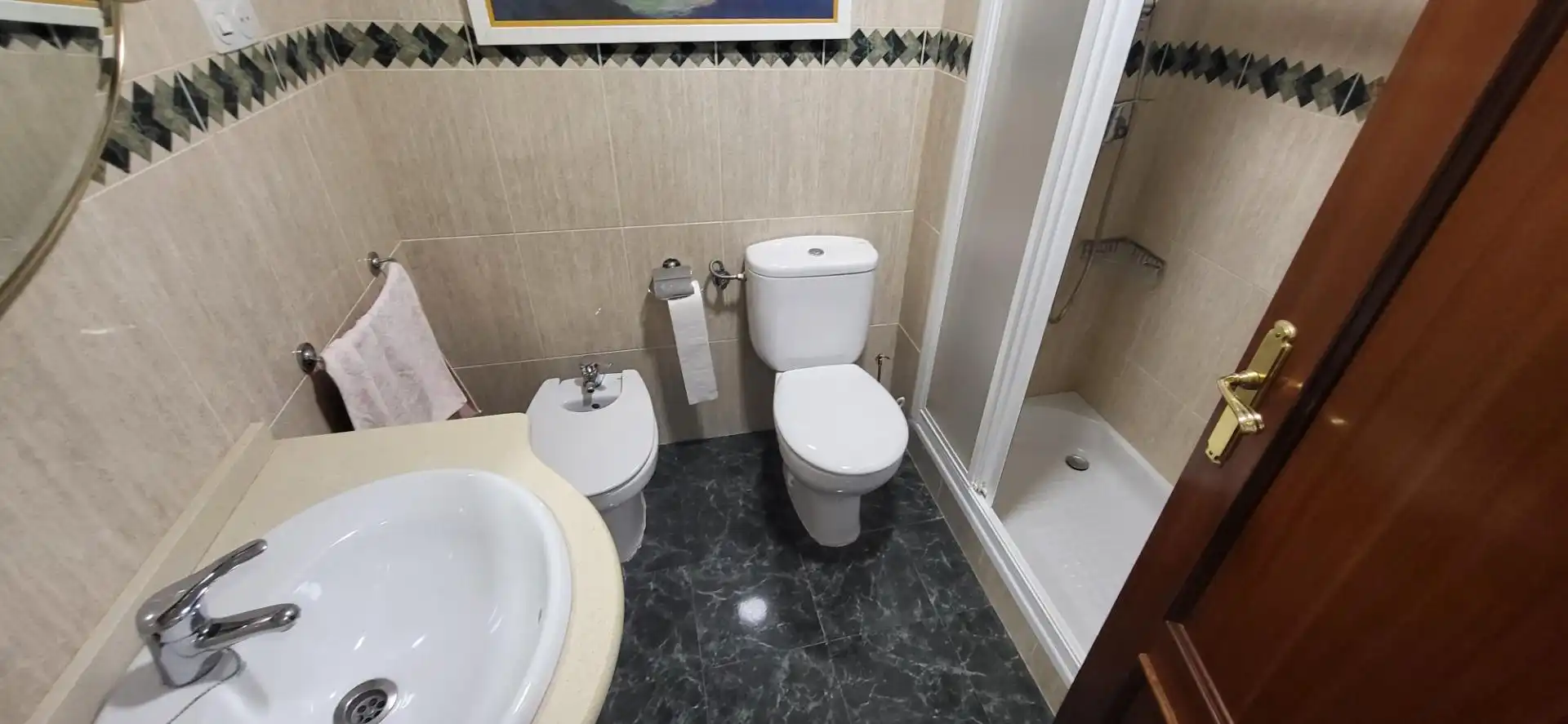 Bathroom of Flat for rent in Albacete  with Air Conditioner, Heating and Furnished
