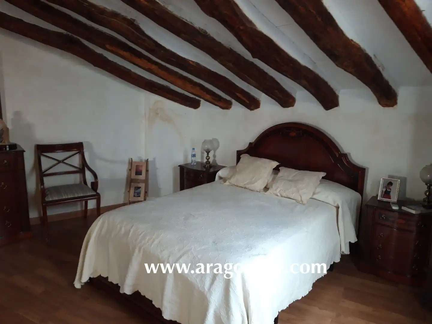 Habitación de Casa o chalet en venta en Caspe con Aire acondicionado, Parquet y Amueblado