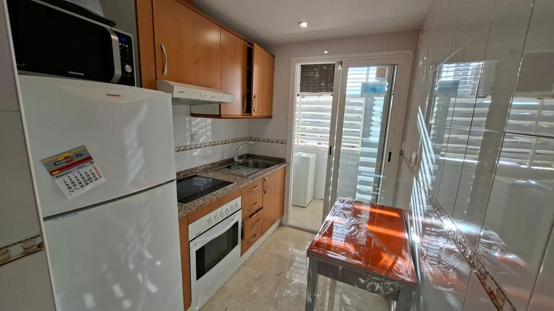 Kitchen of Flat for sale in Benidorm  with Private garden, Terrace and Furnished