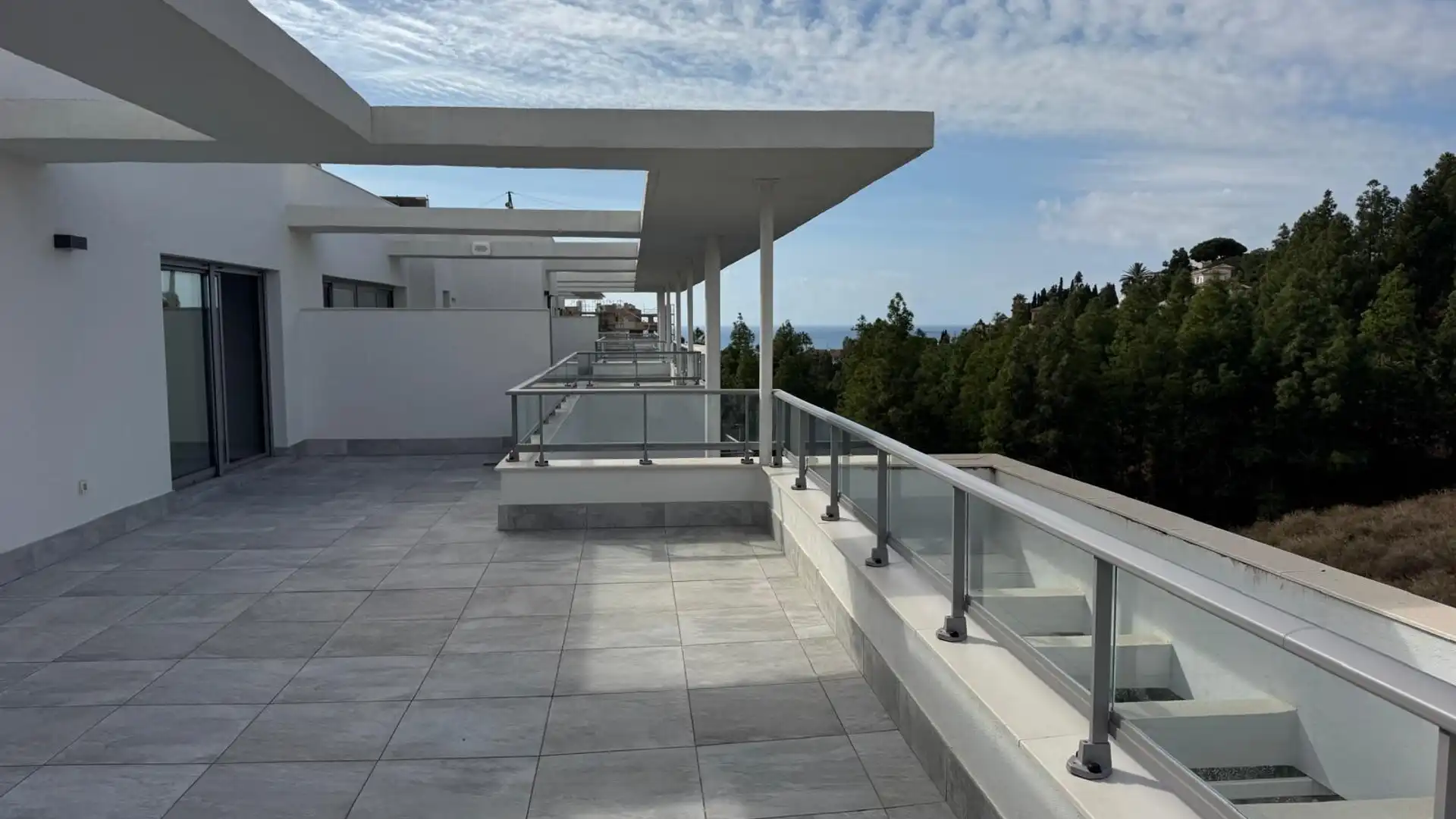 Terraza de Ático en venta en Mijas con Aire acondicionado, Calefacción y Jardín privado