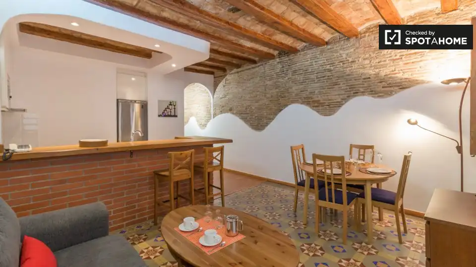 Appartamento con terrazza in affitto a Ciutat Vella, imagen 13