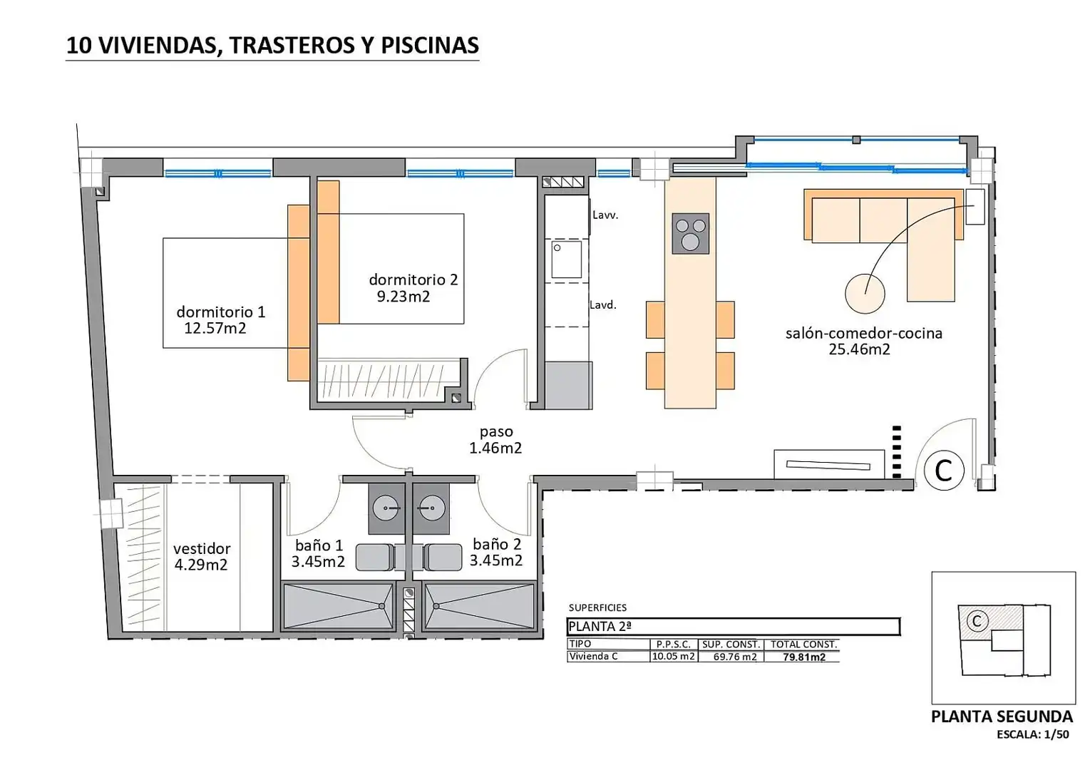 Mini appartamento con terrazza in vendita a Los Cuarteros, imagen 14