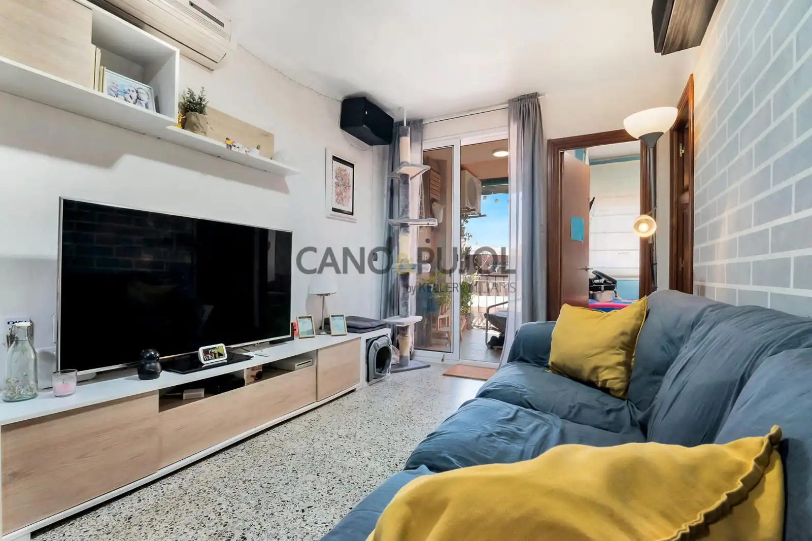 Sala d'estar de Pis en venda en Mollet del Vallès amb Aire condicionat, Calefacció i Terrassa