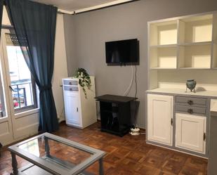 Sala d'estar de Pis de lloguer en Gijón  amb Calefacció i Moblat