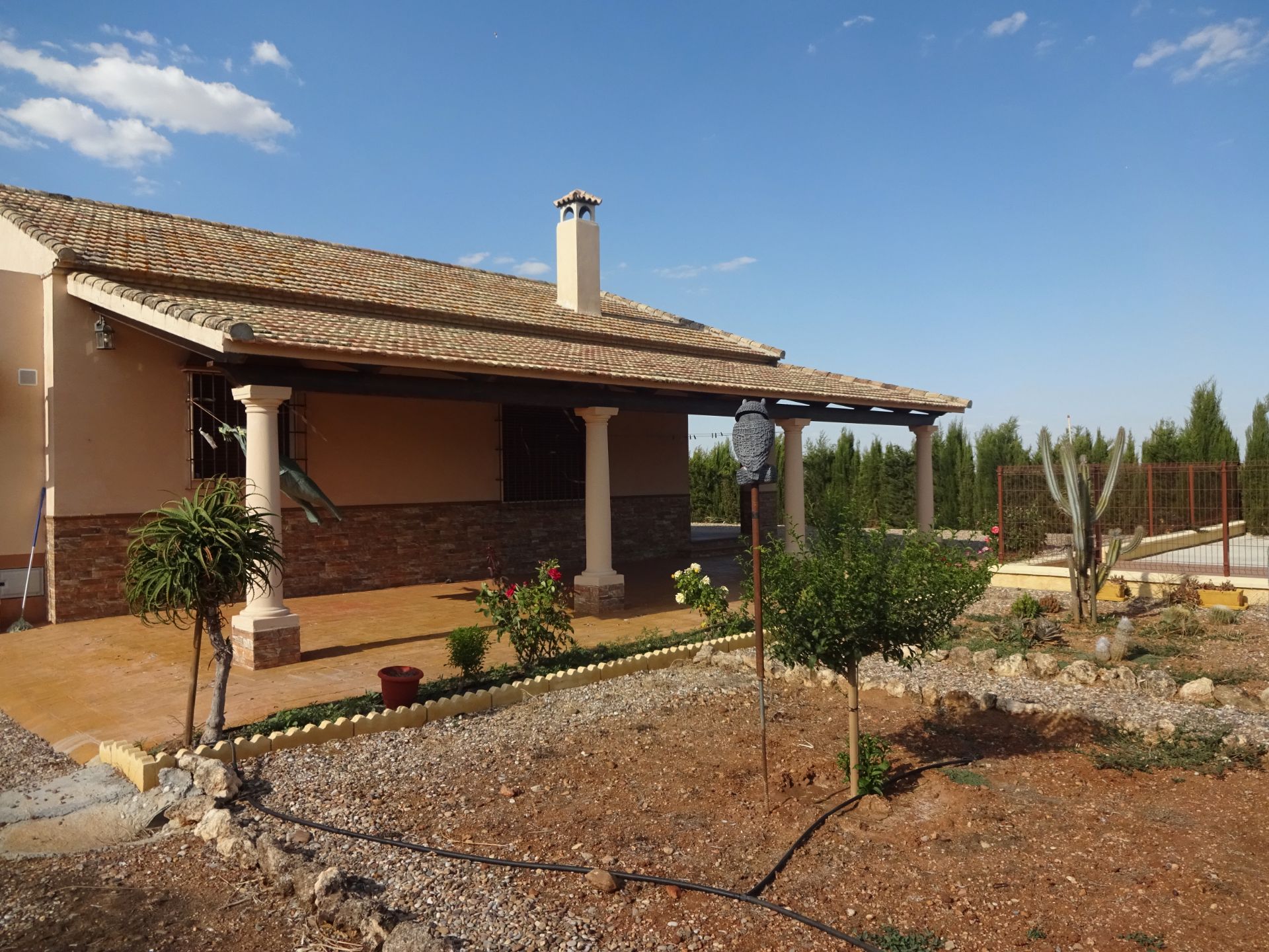 Jardí de Casa o xalet en venda en Fuente Palmera amb Aire condicionat, Jardí privat i Piscina