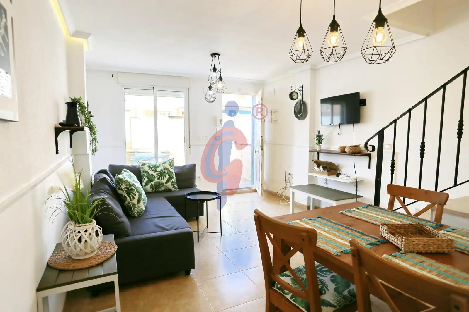 Living room of Houses for sale in Torrevieja  with Air Conditioner, Terrace and Furnished