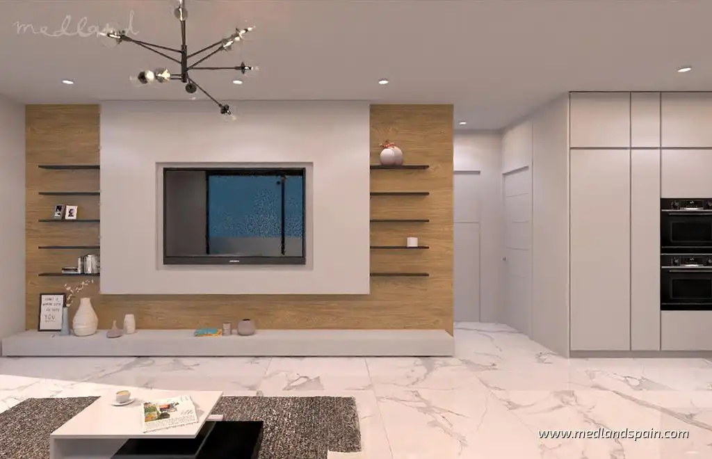 Sala de estar de Casa o chalet en venta en Rojales con Jardín privado, Terraza y Piscina