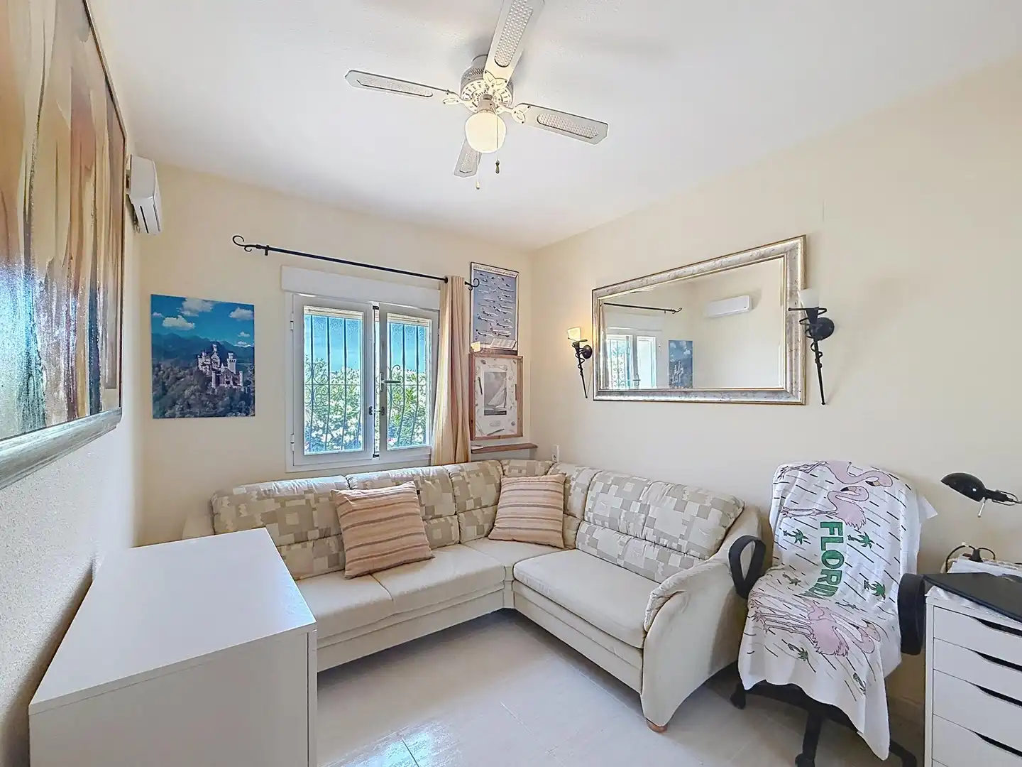 Sala de estar de Casa o chalet en venta en Benitachell / El Poble Nou de Benitatxell con Aire acondicionado, Calefacción y Jardín privado