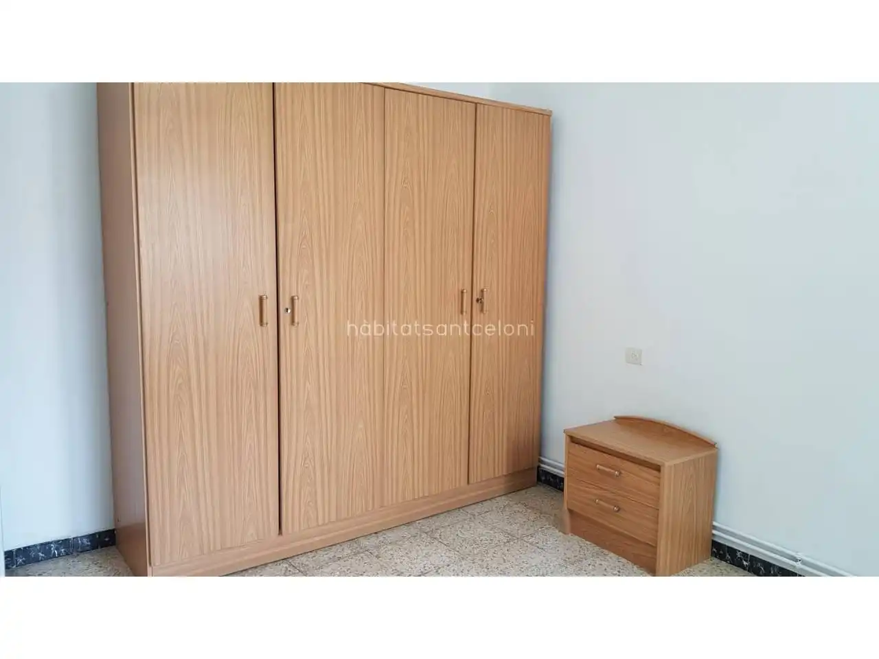 Schlafzimmer von Wohnung zur Miete in Sant Celoni mit Heizung, Privatgarten und Abstellraum