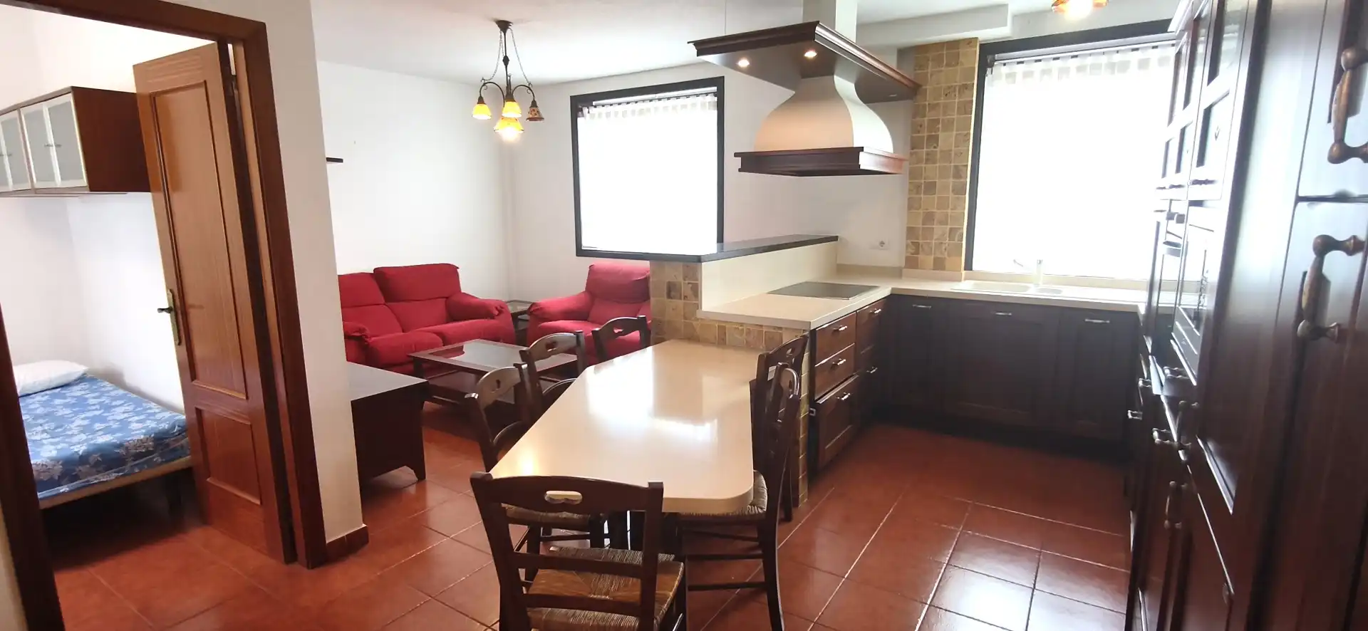 Küche von Wohnung zur Miete in San Cristóbal de la Laguna mit Möbliert, Ofen und Waschmaschine