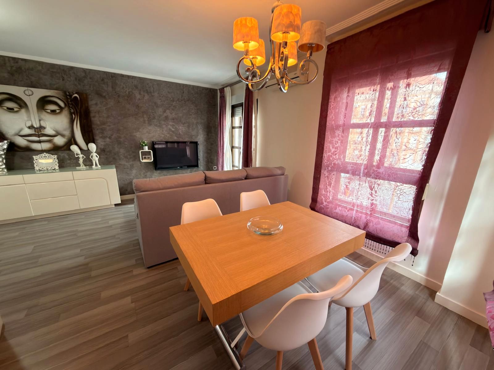 Living room of Flat for sale in  Huelva Capital  with Air Conditioner, Heating and Parquet flooring