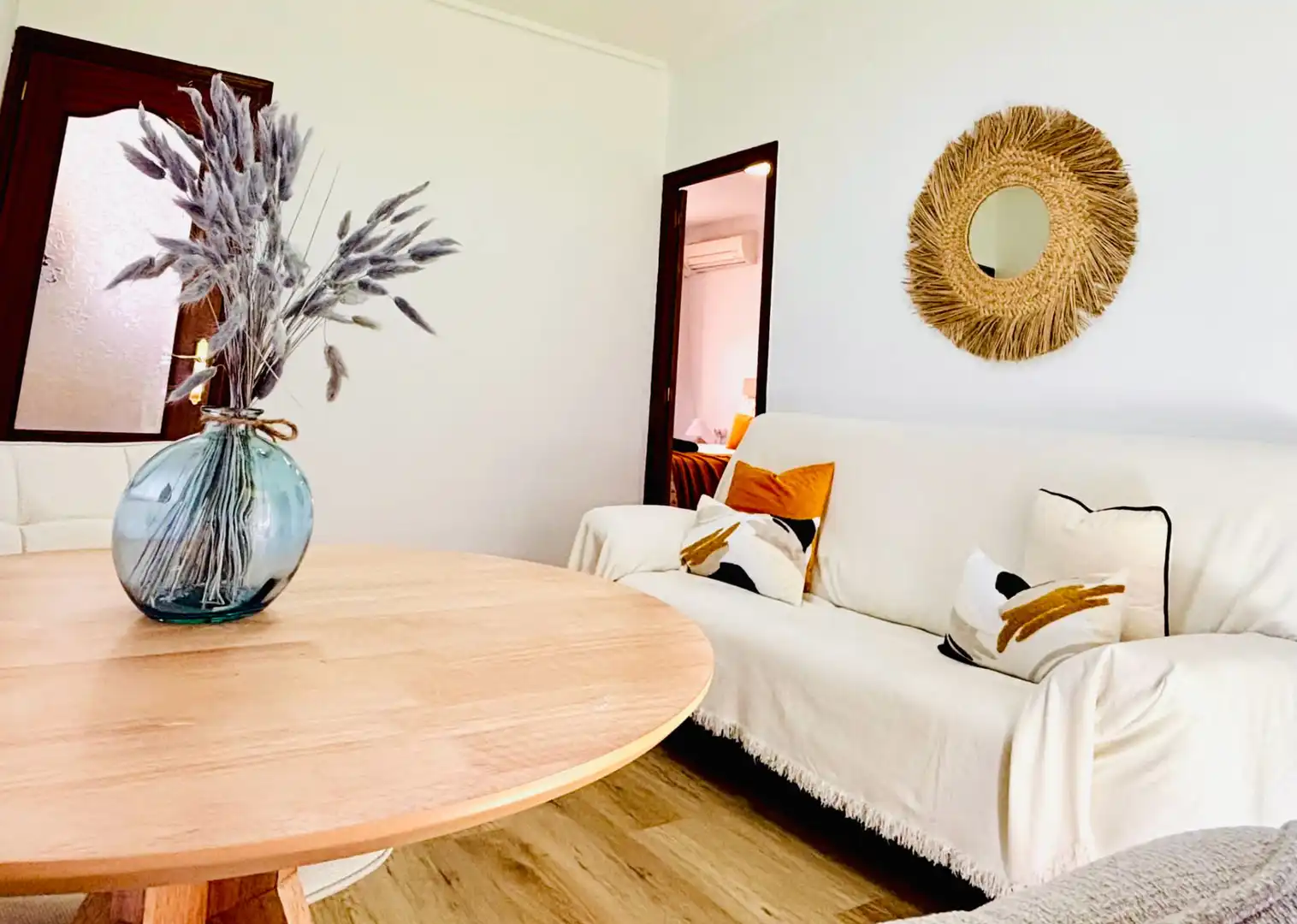 Living room of Flat for rent in Alicante / Alacant  with Air Conditioner, Furnished and Oven
