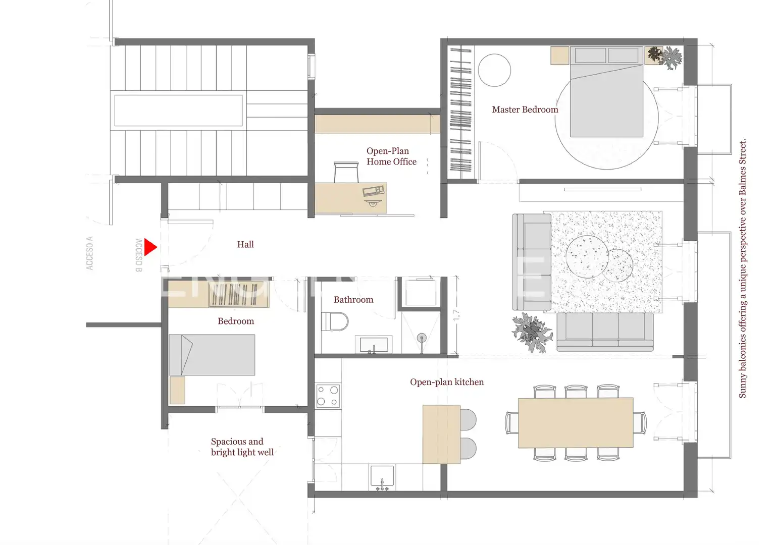 Appartement avec balcon à vendre à Eixample, imagen 31