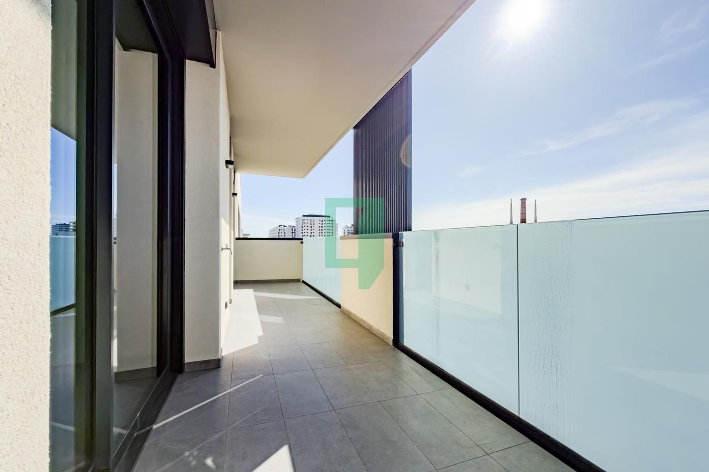 Terraza de Piso de alquiler en Badalona con Aire acondicionado y Terraza