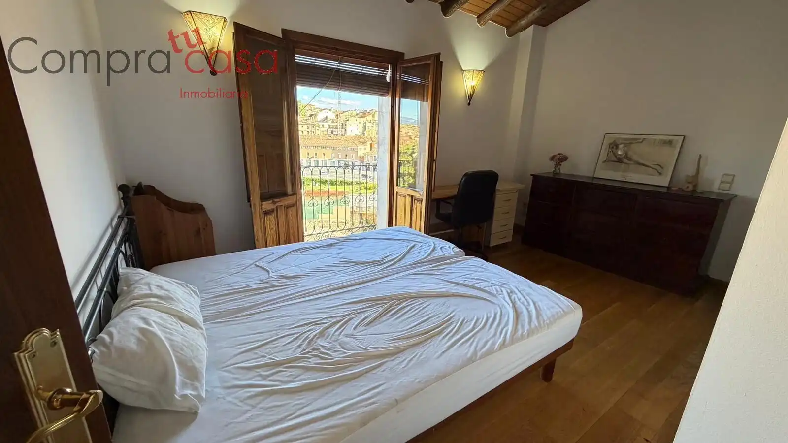 Bedroom of Flat for rent in Segovia  with Heating, Storage room and Balcony