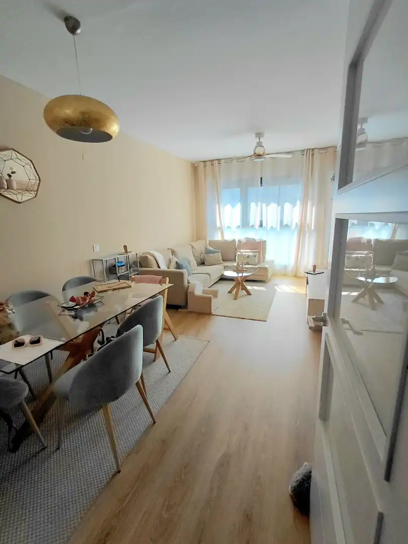 Sala de estar de Piso en venta en Málaga Capital con Aire acondicionado, Parquet y Terraza
