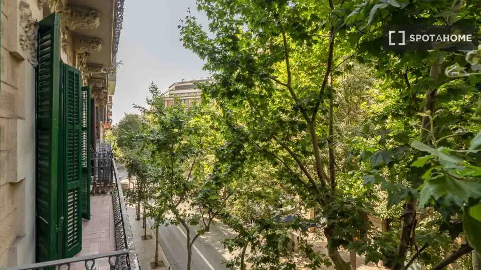 Exterior view of Flat for rent in Barcelona  with Air Conditioner, Heating and Furnished