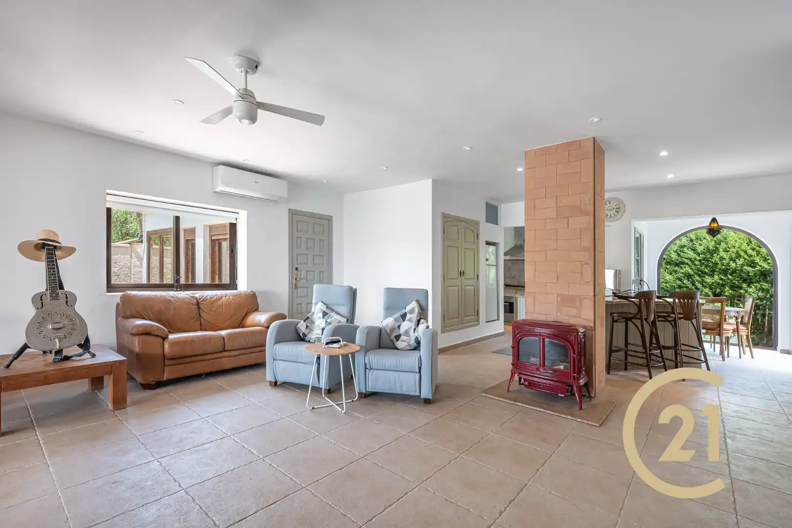 Sala de estar de Casa o chalet en venta en Sotogrande con Aire acondicionado, Jardín privado y Terraza