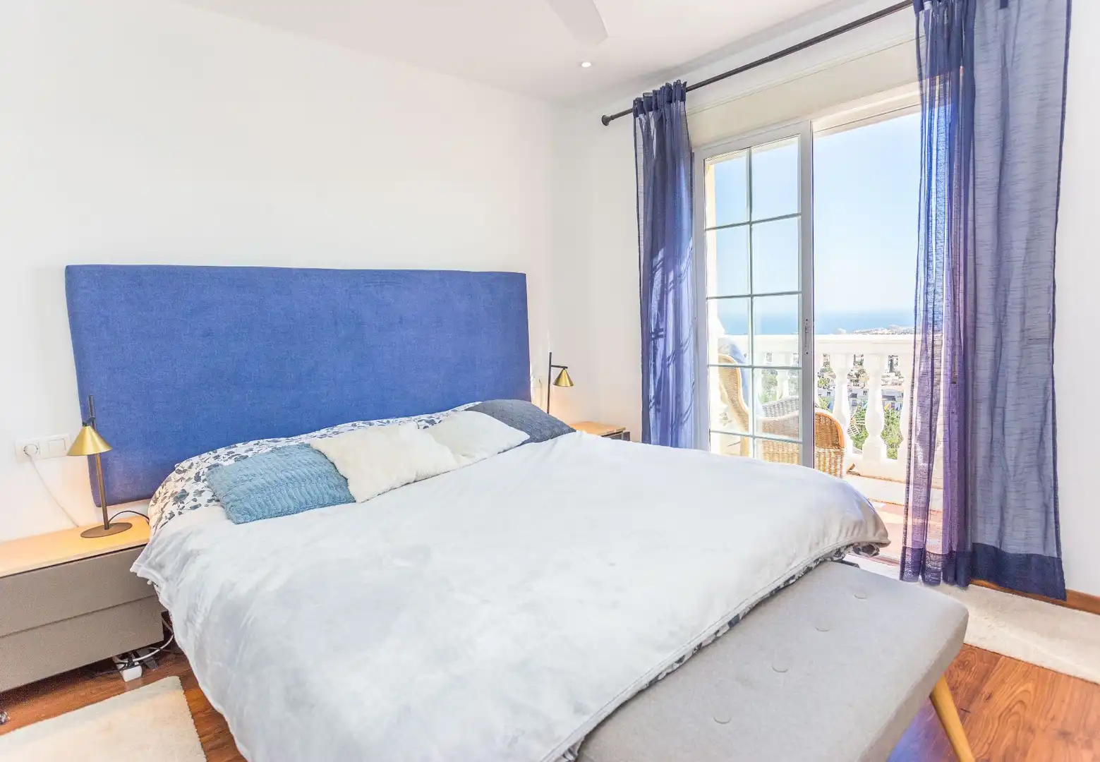 Bedroom of Detached homes for sale in Benalmádena  with Air Conditioner, Heating and Private garden