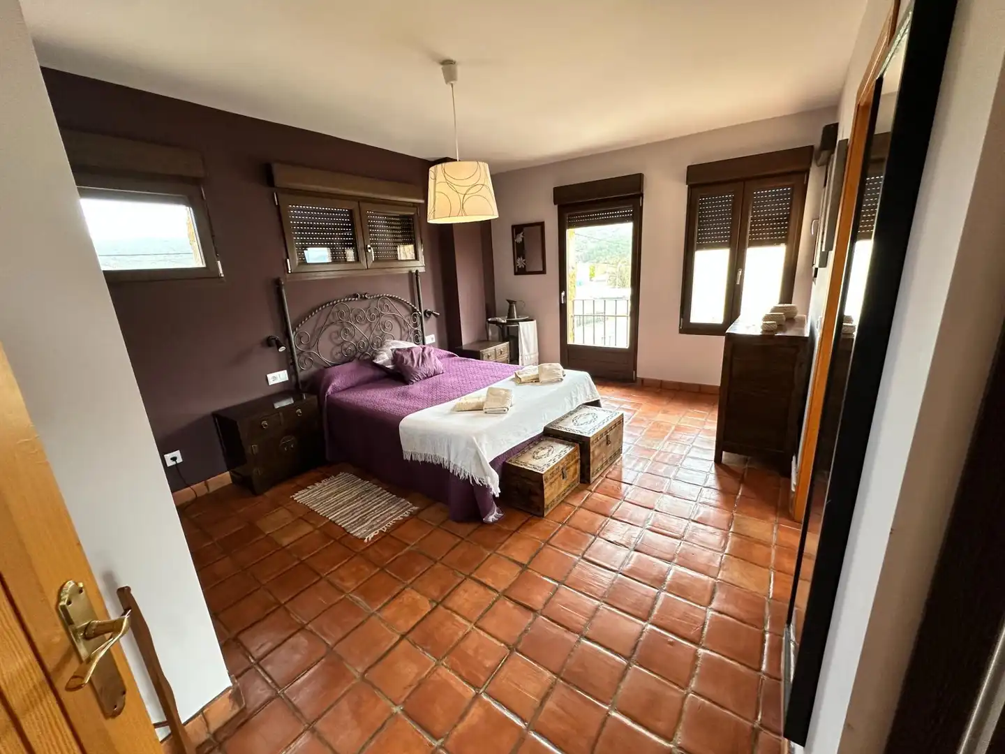 Habitación de Casa o chalet en venta en Villalba de la Sierra con Aire acondicionado, Calefacción y Terraza