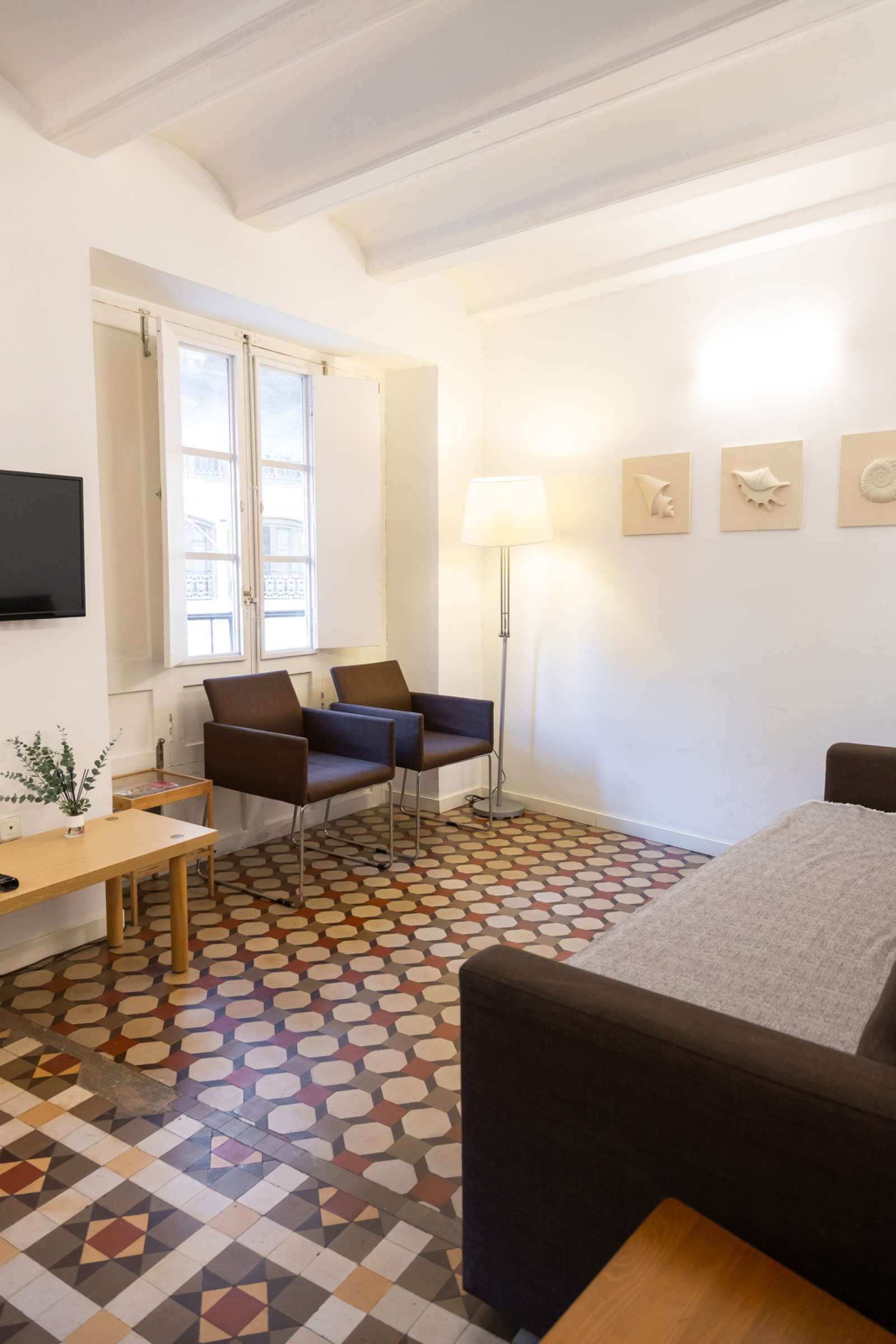 Sala d'estar de Estudi per a compartir en  Valencia Capital amb Aire condicionat i Terrassa