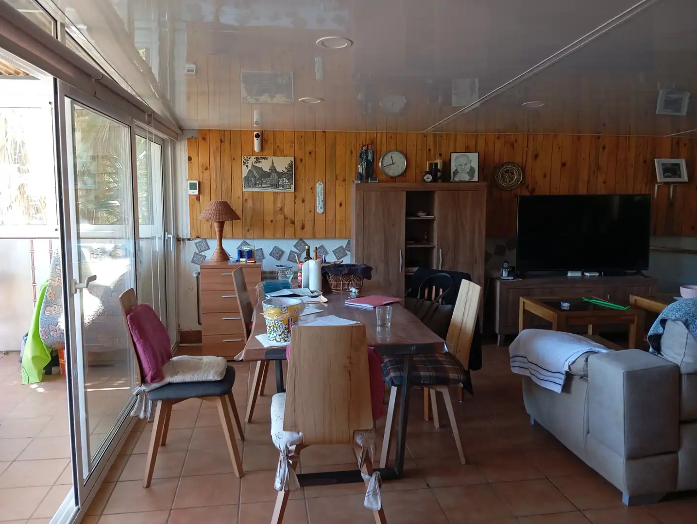 Menjador de Casa o xalet en venda en Bellvei amb Aire condicionat, Jardí privat i Terrassa