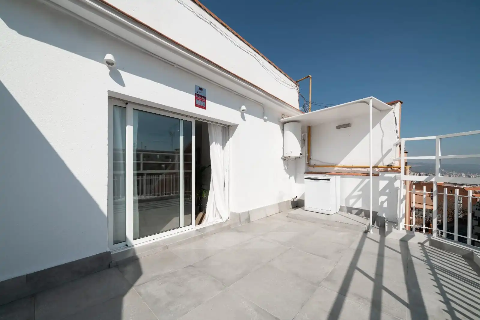 Terraza de Ático de alquiler en Barcelona con Aire acondicionado, Calefacción y Parquet