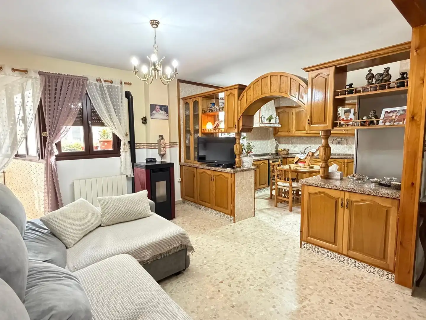 Sala de estar de Piso en venta en Antequera con Calefacción y Terraza