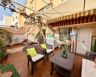 Terrace of Single-family semi-detached for sale in Roquetas de Mar  with Parquet flooring, Terrace and Community pool