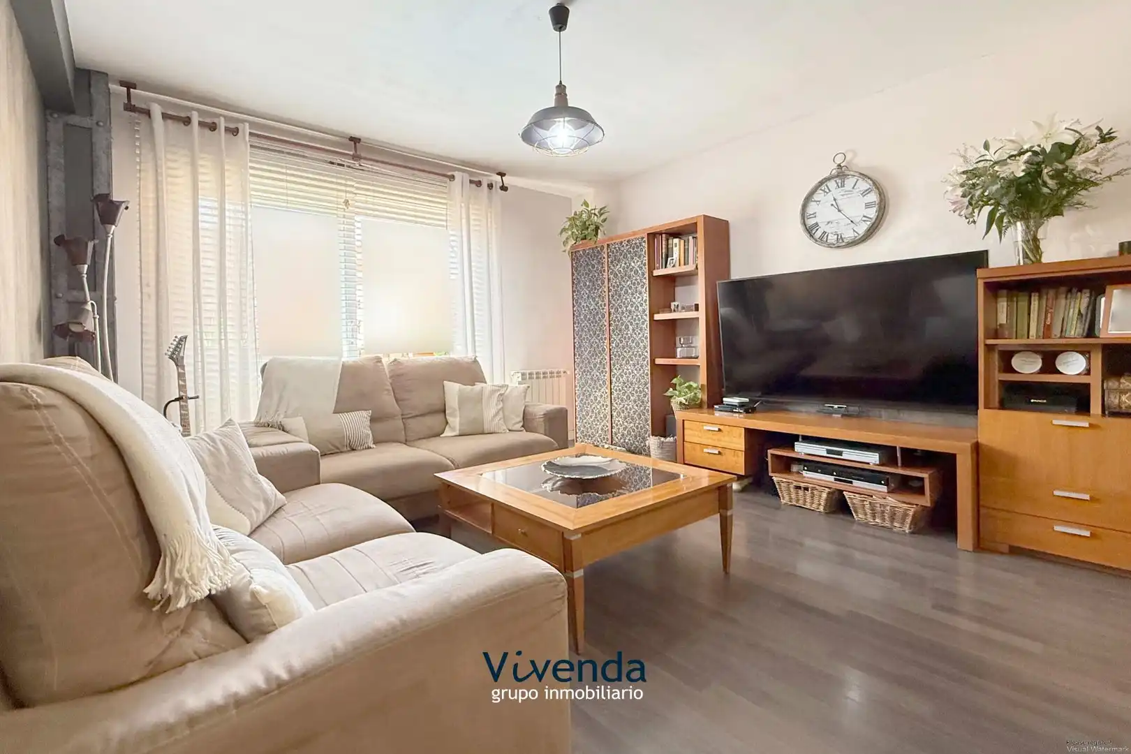 Sala de estar de Piso en venta en Móstoles con Aire acondicionado, Calefacción y Piscina comunitaria