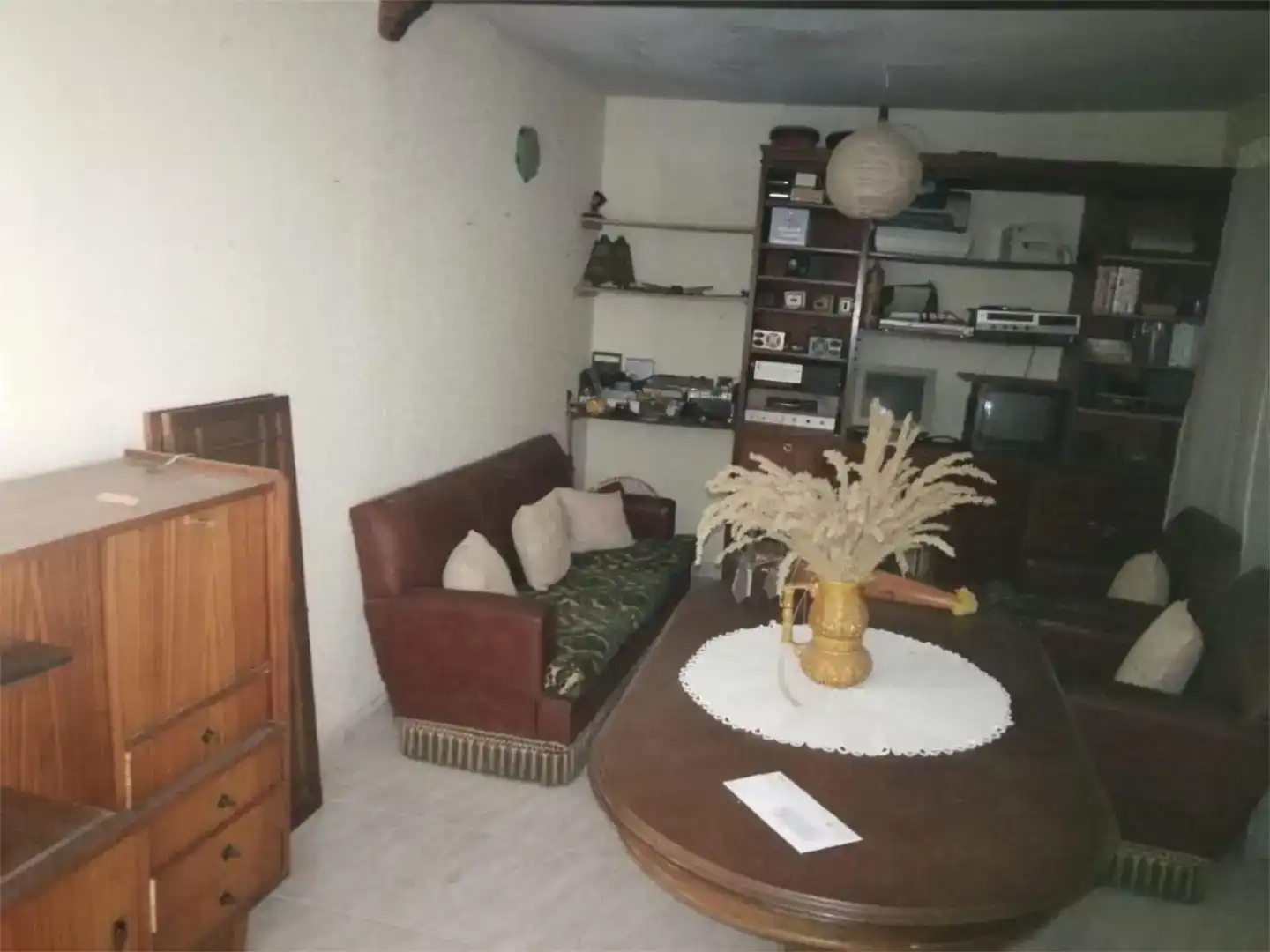 Sala d'estar de Planta baixa en venda en La Bañeza  amb Jardí privat