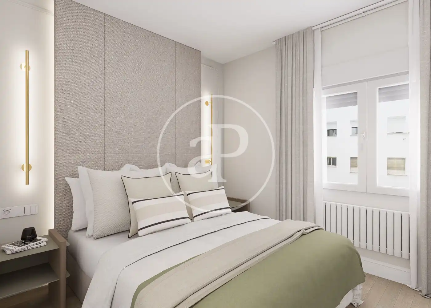 Schlafzimmer von Wohnung zum Verkauf in Madrid mit Klimaanlage, Heizung und Terrasse