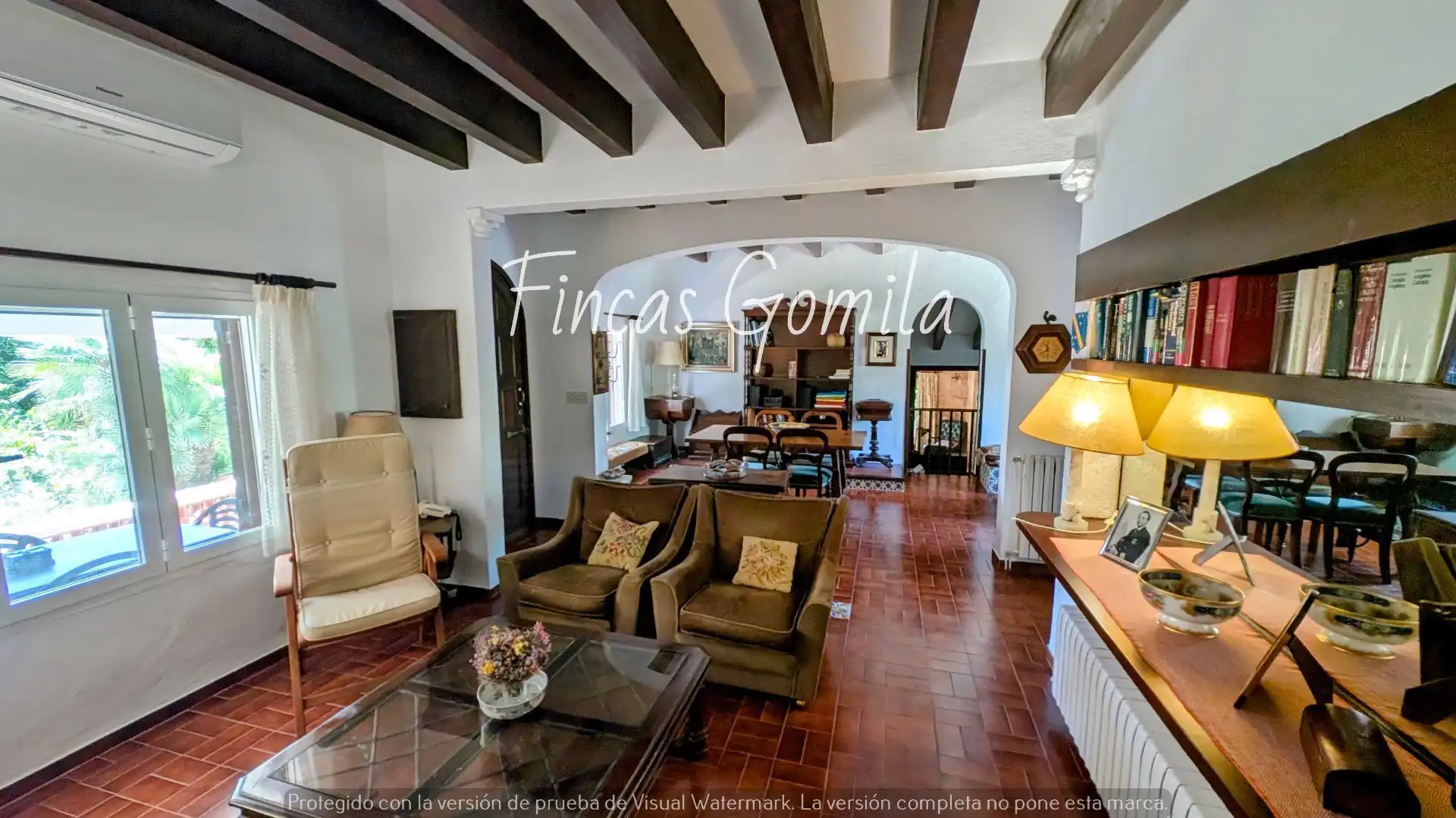 Sala de estar de Casa o chalet en venta en Sant Lluís con Aire acondicionado, Calefacción y Jardín privado