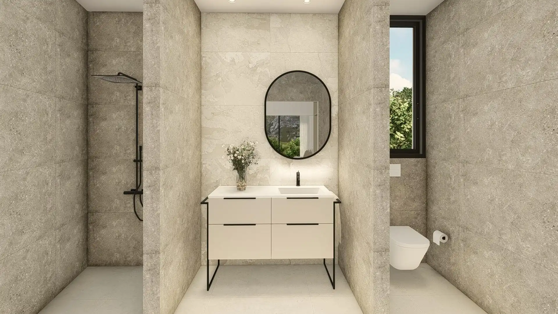 Bathroom of Houses for sale in Polop