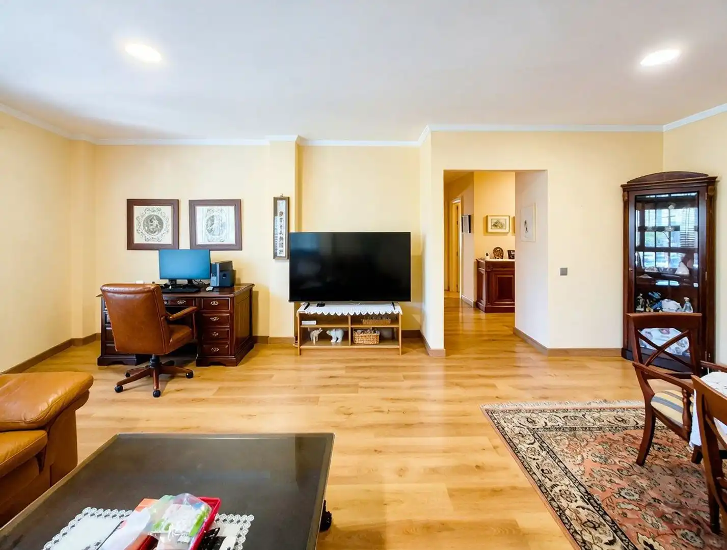 Sala de estar de Piso de alquiler en Las Palmas de Gran Canaria con Jardín privado, Trastero y Piscina comunitaria