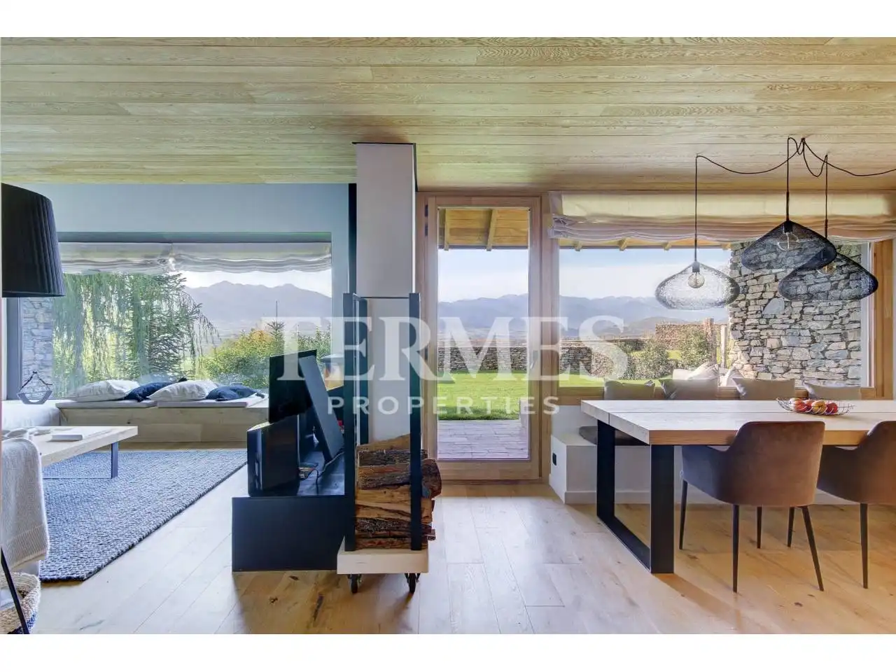 Wohnzimmer von Haus oder Chalet zur Miete in Bolvir, Girona