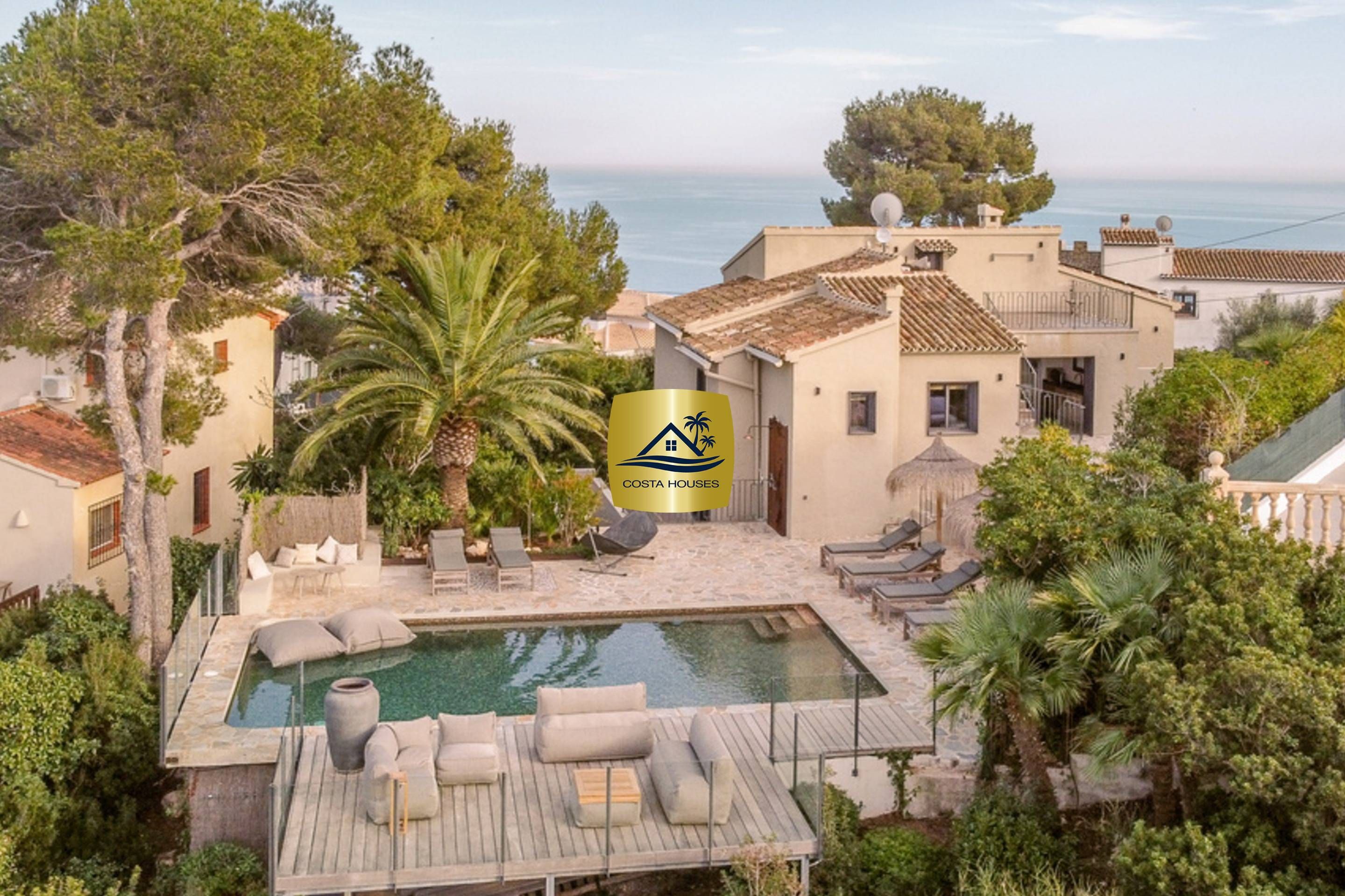 Exterior view of House or chalet for sale in Jávea / Xàbia  with Air Conditioner, Heating and Private garden