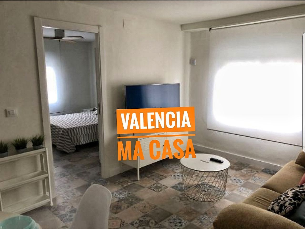 Dormitori de Pis de lloguer en  Valencia Capital amb Aire condicionat, Calefacció i Moblat