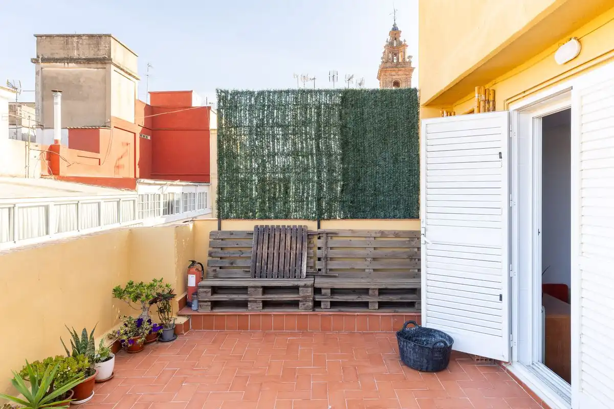 Terrasse von Dachboden zum Verkauf in Foios mit Klimaanlage, Heizung und Terrasse