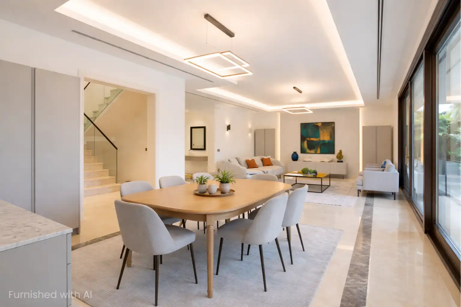 Dining room of Houses for sale in Estepona  with Private garden, Terrace and Swimming Pool