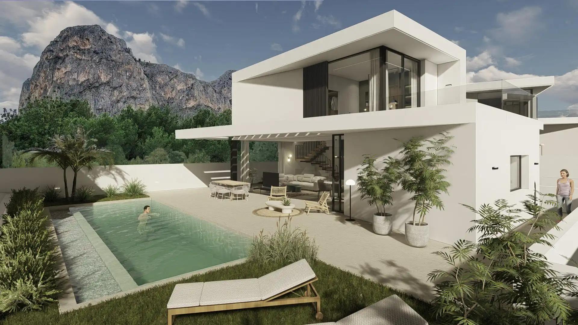 Garden of Houses for sale in Polop