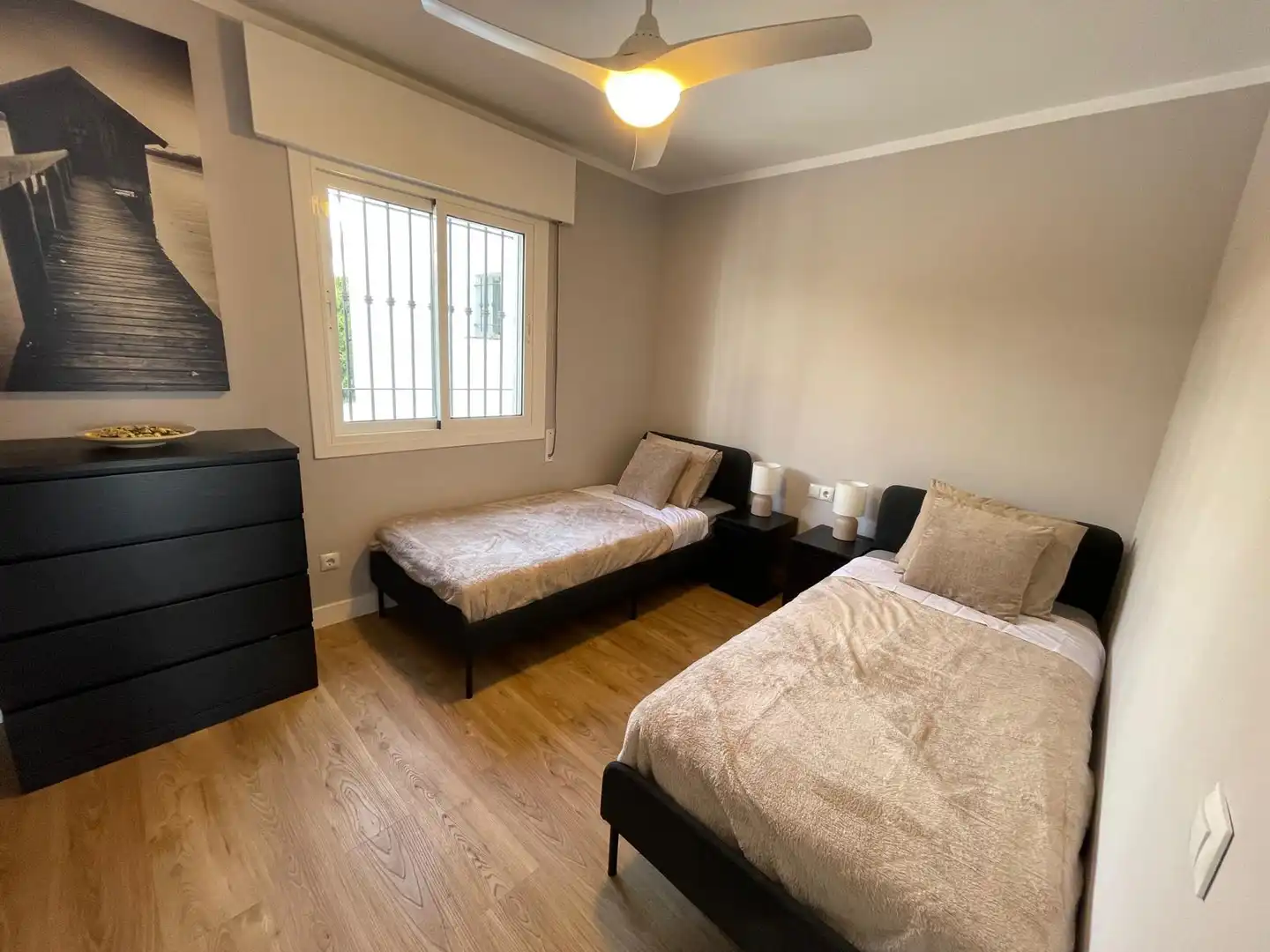 Schlafzimmer von Maisonette zum Verkauf in Mijas mit Klimaanlage, Terrasse und Möbliert