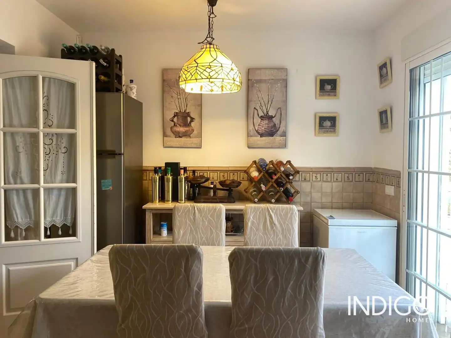 Dining room of Houses for sale in Mutxamel  with Air Conditioner, Heating and Terrace