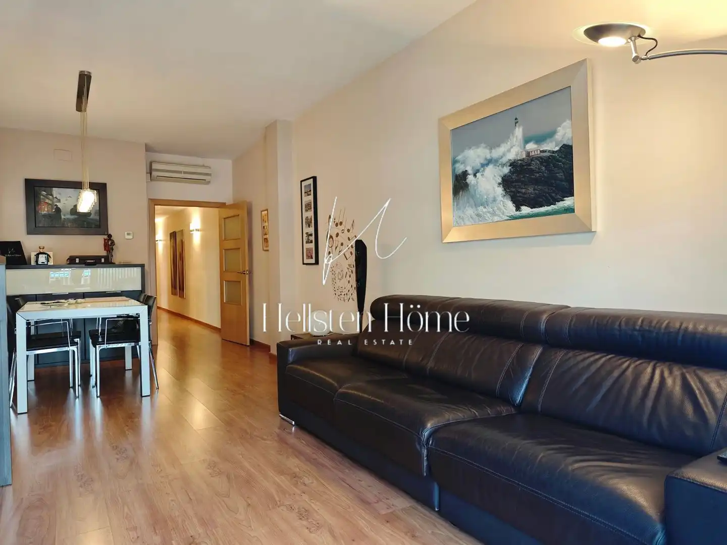 Sala de estar de Piso de alquiler en Barcelona con Aire acondicionado y Terraza
