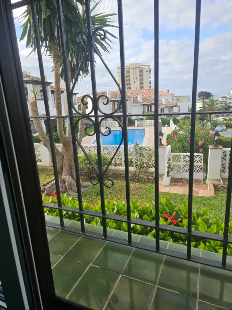 Garten von Wohnungen zum Verkauf in Mijas mit Klimaanlage, Terrasse und Möbliert