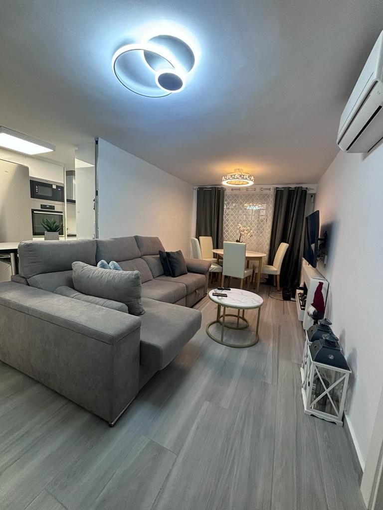 Living room of Flat for sale in Calella  with Air Conditioner, Terrace and Storage room