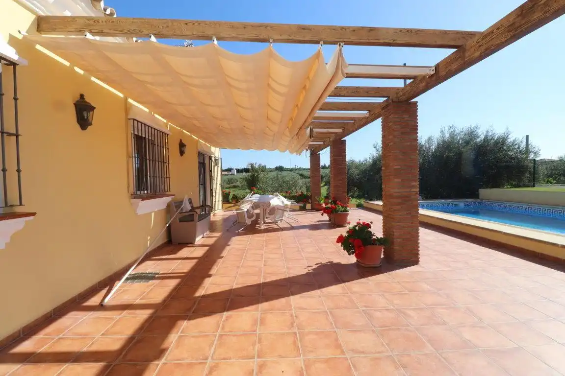 Terrace of Houses for rent in Coín  with Private garden, Terrace and Swimming Pool